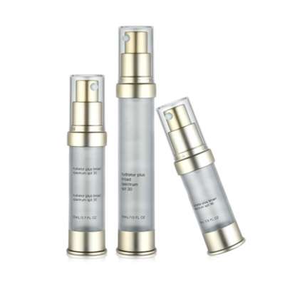 luxury cosmetic lotion airless pump bottle 15ml 20ml 30ml