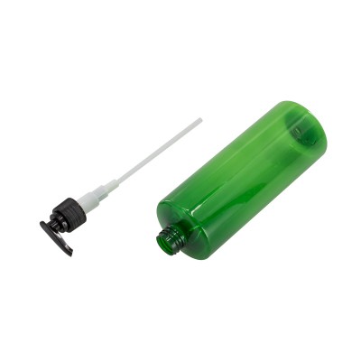 plastic pet bottle with 28/410 lotion pump